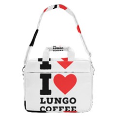 I Love Lungo Coffee  Macbook Pro 16  Shoulder Laptop Bag by ilovewhateva