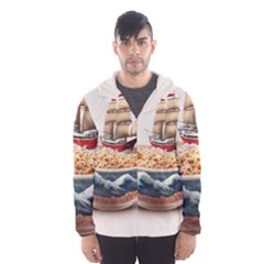 Noodles Pirate Chinese Food Food Men s Hooded Windbreaker by Ndabl3x