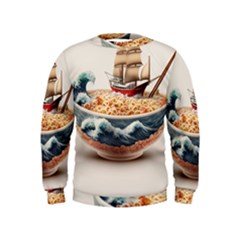 Noodles Pirate Chinese Food Food Kids  Sweatshirt