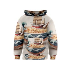 Noodles Pirate Chinese Food Food Kids  Pullover Hoodie by Ndabl3x