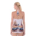 Noodles Pirate Chinese Food Food Boyleg Halter Swimsuit  View2