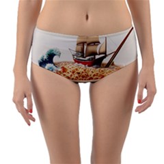 Noodles Pirate Chinese Food Food Reversible Mid-waist Bikini Bottoms