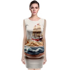 Noodles Pirate Chinese Food Food Classic Sleeveless Midi Dress