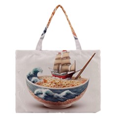 Noodles Pirate Chinese Food Food Medium Tote Bag by Ndabl3x