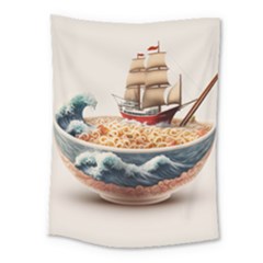 Noodles Pirate Chinese Food Food Medium Tapestry