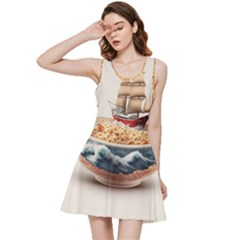 Noodles Pirate Chinese Food Food Inside Out Racerback Dress by Ndabl3x