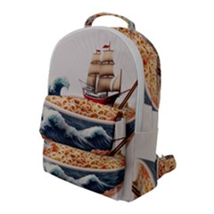 Noodles Pirate Chinese Food Food Flap Pocket Backpack (large) by Ndabl3x