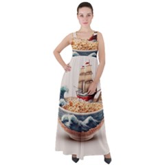 Noodles Pirate Chinese Food Food Empire Waist Velour Maxi Dress by Ndabl3x