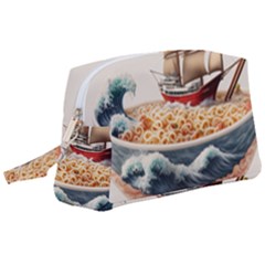 Noodles Pirate Chinese Food Food Wristlet Pouch Bag (large) by Ndabl3x