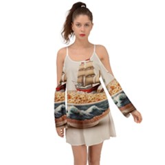 Noodles Pirate Chinese Food Food Boho Dress by Ndabl3x