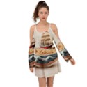 Noodles Pirate Chinese Food Food Boho Dress View1