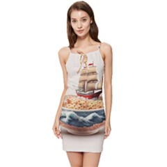 Noodles Pirate Chinese Food Food Summer Tie Front Dress by Ndabl3x