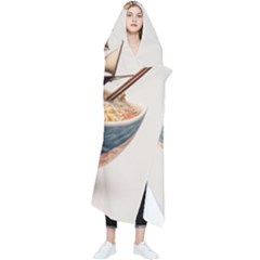 Noodles Pirate Chinese Food Food Wearable Blanket by Ndabl3x