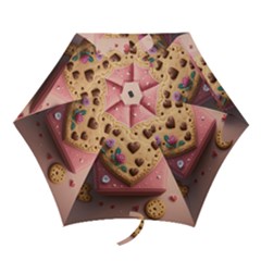 Cookies Valentine Heart Holiday Gift Love Mini Folding Umbrellas by Ndabl3x