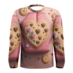 Cookies Valentine Heart Holiday Gift Love Men s Long Sleeve Tee by Ndabl3x