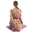 Cookies Valentine Heart Holiday Gift Love Long Sleeve Skater Dress View2