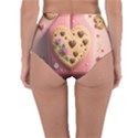 Cookies Valentine Heart Holiday Gift Love Reversible High-Waist Bikini Bottoms View4