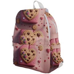 Cookies Valentine Heart Holiday Gift Love Top Flap Backpack by Ndabl3x