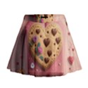 Cookies Valentine Heart Holiday Gift Love Mini Flare Skirt View1