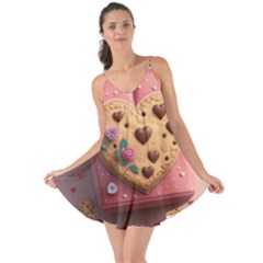 Cookies Valentine Heart Holiday Gift Love Love The Sun Cover Up