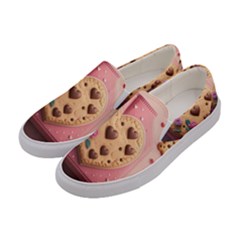 Cookies Valentine Heart Holiday Gift Love Women s Canvas Slip Ons by Ndabl3x