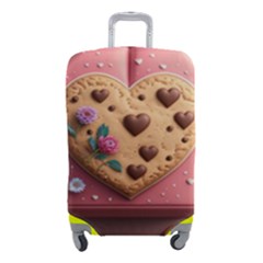 Cookies Valentine Heart Holiday Gift Love Luggage Cover (small) by Ndabl3x