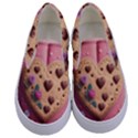 Cookies Valentine Heart Holiday Gift Love Kids  Canvas Slip Ons View1