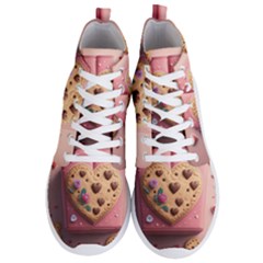 Cookies Valentine Heart Holiday Gift Love Men s Lightweight High Top Sneakers