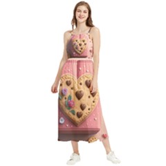 Cookies Valentine Heart Holiday Gift Love Boho Sleeveless Summer Dress by Ndabl3x