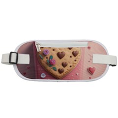 Cookies Valentine Heart Holiday Gift Love Rounded Waist Pouch by Ndabl3x