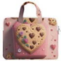 Cookies Valentine Heart Holiday Gift Love MacBook Pro 13  Double Pocket Laptop Bag View1