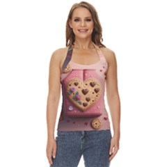 Cookies Valentine Heart Holiday Gift Love Basic Halter Top by Ndabl3x