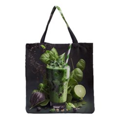 Drink Spinach Smooth Apple Ginger Grocery Tote Bag by Ndabl3x