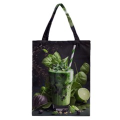 Drink Spinach Smooth Apple Ginger Classic Tote Bag by Ndabl3x