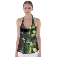 Drink Spinach Smooth Apple Ginger Babydoll Tankini Top by Ndabl3x