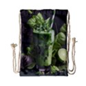 Drink Spinach Smooth Apple Ginger Drawstring Bag (Small) View2