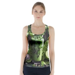 Drink Spinach Smooth Apple Ginger Racer Back Sports Top by Ndabl3x