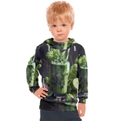 Drink Spinach Smooth Apple Ginger Kids  Hooded Pullover