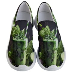 Drink Spinach Smooth Apple Ginger Women s Lightweight Slip Ons by Ndabl3x