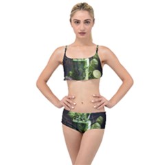 Drink Spinach Smooth Apple Ginger Layered Top Bikini Set by Ndabl3x