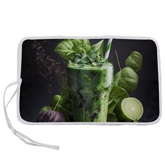 Drink Spinach Smooth Apple Ginger Pen Storage Case (l) by Ndabl3x