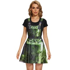 Drink Spinach Smooth Apple Ginger Apron Dress by Ndabl3x