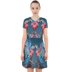 Birds Parrots Love Ornithology Species Fauna Adorable In Chiffon Dress by Ndabl3x