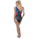 Birds Parrots Love Ornithology Species Fauna To One Side Swimsuit View2