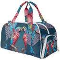 Birds Parrots Love Ornithology Species Fauna Burner Gym Duffel Bag View1