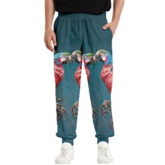 Birds Parrots Love Ornithology Species Fauna Men s Elastic Waist Pants by Ndabl3x