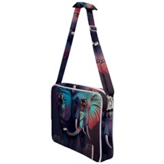 Elephant Tusks Trunk Wildlife Africa Cross Body Office Bag by Ndabl3x