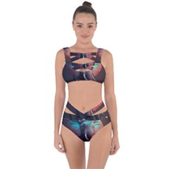 Elephant Tusks Trunk Wildlife Africa Bandaged Up Bikini Set  by Ndabl3x