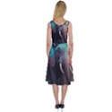 Elephant Tusks Trunk Wildlife Africa Midi Sleeveless Dress View2