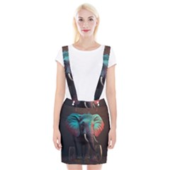 Elephant Tusks Trunk Wildlife Africa Braces Suspender Skirt by Ndabl3x